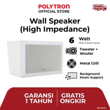 Polytron Wall Speaker PPB W05A6 - Sekolah, Masjid, Musholla, Kantor