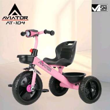 Sepeda Anak Roda Tiga Aviator AT-104 Tricycle AT104 AT 104 Pink