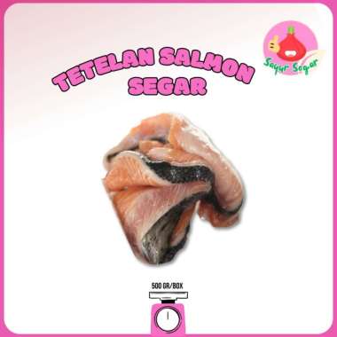 Sayur Segar - Tetelan Salmon Fresh /Salmon Segar BOX 500 gr