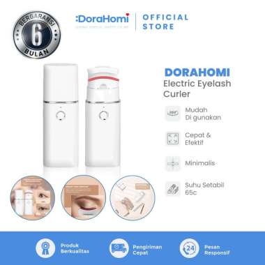 DoraHomi Alat Penjepit Pelentik Bulu Mata Eyelash Curler Alis Elektrik Usb Rechargeable Mode Panas P