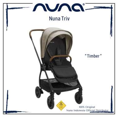 Nuna TRIV 2021 version magnetic buckle Stroller / Kereta Dorong Bayi Timber