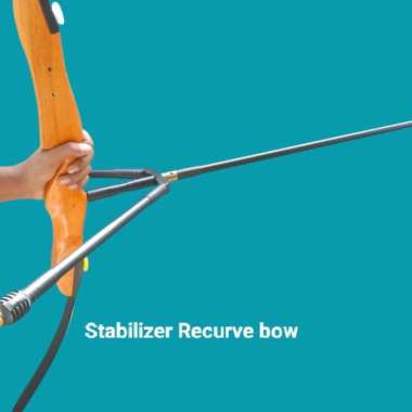 Stabilizer busur panah recurve bow barebow aluminium
