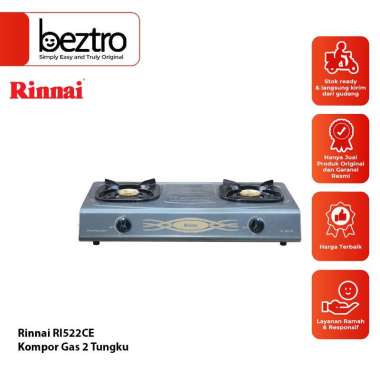 Rinnai RI-522CE Kompor Gas [2 Tungku] RI522CE