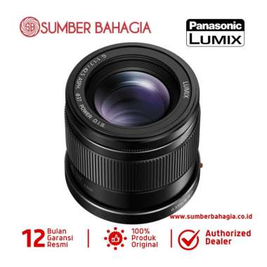 Sumber Bahagia - Panasonic Lumix G 42.5mm f/1.7 ASPH. POWER O.I.S. Lensa Kamera Black