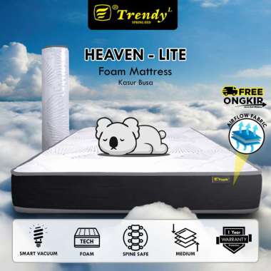 Trendy Heaven Lite ( Vacuum Press Roll ) - Kasur Busa / Mattress / Matras Busa Density Tinggi 120x20