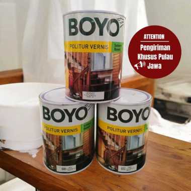Avian Boyo Cat Politur plitur warna, cat vernis 1 ltr warna Boyo 1 L jati