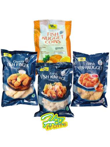 Fura Seafood Fish Nugget | Karage | Cheesy Fish Finger 500g Fish Finger