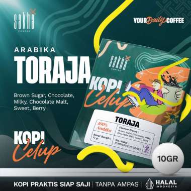Kopi Sachet Celup Arabika Toraja Arabica Coffee Asli Murni Tanpa Ampas Arabika Toraja