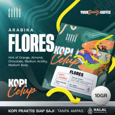 Kopi Sachet Celup Arabika Flores Arabica Coffee Asli Murni Tanpa Ampas Arabika Flores