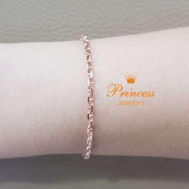 Gelang Emas Wanita PBBE99 Princess Jewellery 2,20 Gram : WG