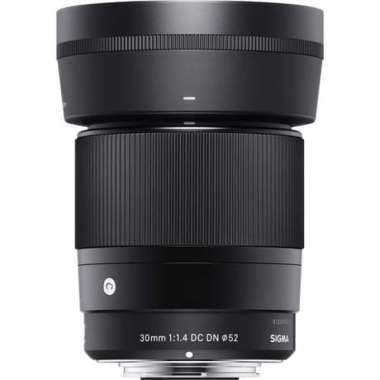 Gudang Digital Sigma 30mm f/1.4 DC DN Contemporary Lens for FUJIFILM X Hitam