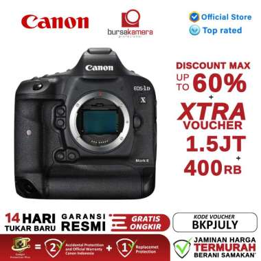 BKP Canon EOS 1DXII Kamera DSLR [Body Only] Hitam