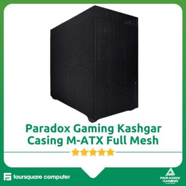 Casing PC M-ATX PARADOX GAMING KASHGAR + 1x ARGB Fan | CPU Case