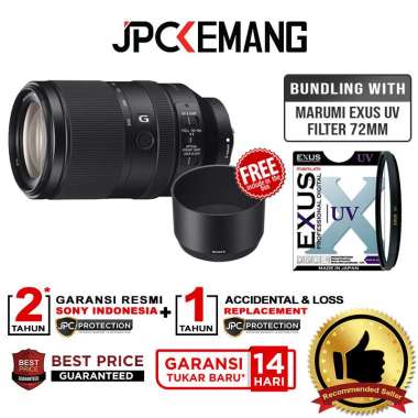 JPC KEMANG Sony FE 70-300mm f/4.5-5.6 G OSS / Lensa Sony FE 70-300mm f/4.5-5.6 G OSS / Lensa Sony FE