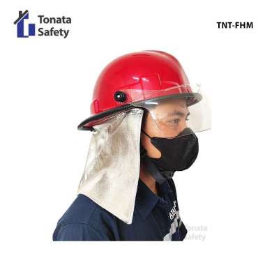 Helm Pemadam Kebakaran / Helm Damkar / Merah TANPA SENTER