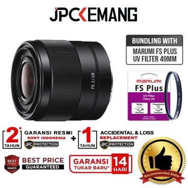 JPC KEMANG Sony FE 28mm F2 / Lensa Sony 28mm f2 / Lensa sony fe 28mm f/2 / Lensa sony fe 28mm f2 GAR
