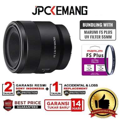 JPC KEMANG Sony FE 50mm f/2.8 Macro Lens / Lensa Sony FE 50mm f/2.8 Macro Lens / Lensa Sony FE 50mm 