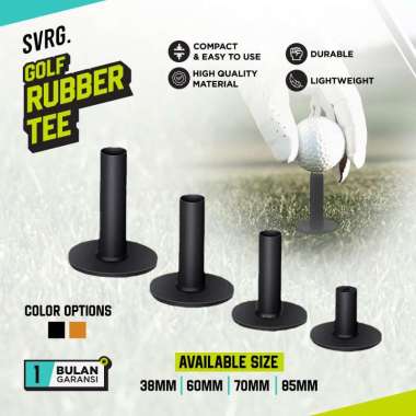 SVRG. Golf Rubber Tee Practice Tee Karet Tee Golf Driving 38mm