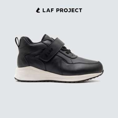 Sepatu Anak Laki laki Perempuan Sneakers Sekolah Casual Hitam Putih Black White Wynn LAF Project 40
