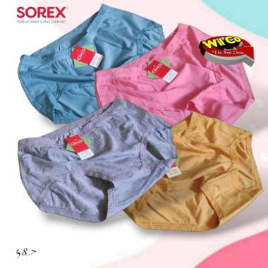B587 Sorex Celana Dalam Wanita Dewasa dan Remaja, Cd Wanita Sorex Size M L EL QL EQL QQL RANDOM QQL