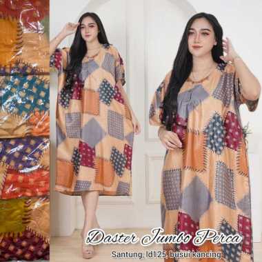 Daster Jumbo Cendrawasih dress rayon tebal Shantung adem ld 130 premium busu
