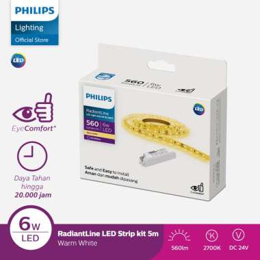 Lampu Philips Radiantline LED Strip DLI320T 5M 6W 2700K Kuning