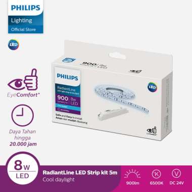 Lampu Philips Radiantline LED Strip DLI320T 5M 8W 6500K Putih