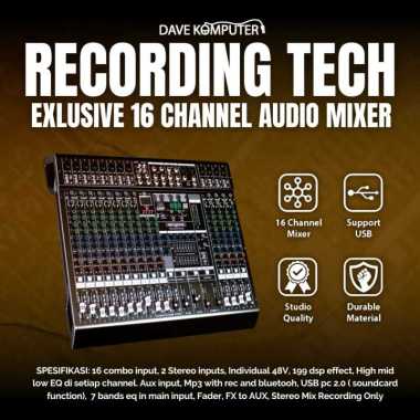 Recording Tech Exclusive 16 / Exclusive16 / Exclusive-16 Mixer Audio