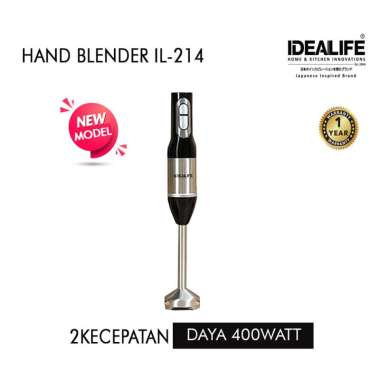 Hand Blender Idealife IL-214 - Blender Penggiling Buah dan Sayur