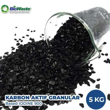 Fishco Media Filter Karbon Aktif Batu Bara Active Carbon Granular 5Kg IODINE 900mg/g