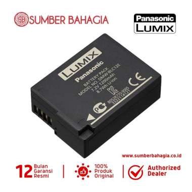 Sumber Bahagia - Panasonic Lumix DMW-BLC12 Baterai Kamera Black