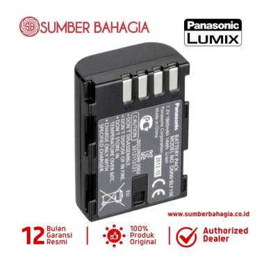 Sumber Bahagia - Panasonic Lumix DMW BLF19E Baterai Kamera ORI Black