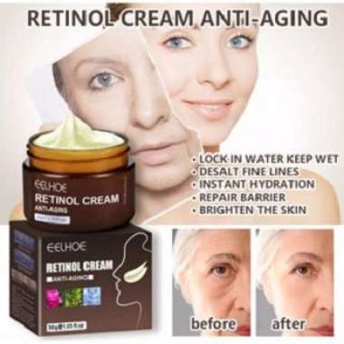 ORI WEST&MONTH Krim Wajah Retinol Penghilang Kerut Instan/ Cream Retinol Wajah/Krim Retinol Anti Ker