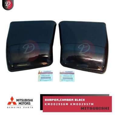 Corner Tanduk Bumper Bemper Depan Mitsubishi Canter PS125 PS110 FUSO Hitam Kiri Kanan KM002956M KM00