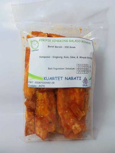200gr Keripik Singkong Balado Pedas Manis / Keripik Berkah Balado Vegan Vegetarian