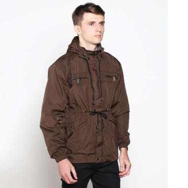 VM Parka Bolak Balik 2in1 Jaket Pria Coklat XXXL