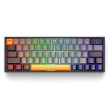 Gamen Titan V Keyboard Gaming Mechanical RGB GREY RGB SW RED
