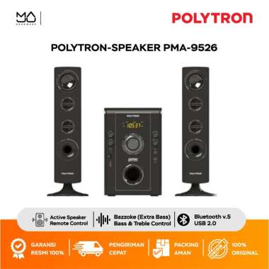Speaker POLYTRON Bluetooth PMA 9526 - Garansi Resmi