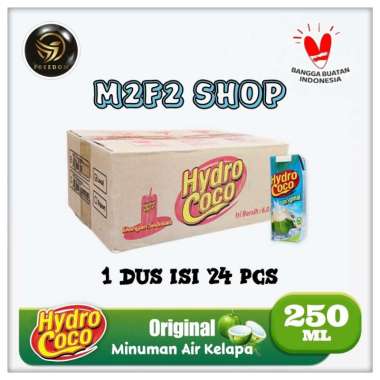 Minuman Air Kelapa Hydro Coco Original - 250 ml (Kemasan Karton)