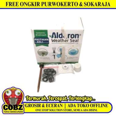 #12 x 70 MM / ALDERON Sekrup Roofing Atap U PVC White Doff Set