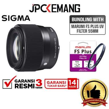 JPC KEMANG Sigma 56mm f1.4 for Sony E Mount DC DN Contemporary / Sigma for Sony 56mm f/1.4 DC DN / L