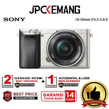 JPC KEMANG Sony Alpha A6400 Kit 16-50mm OSS II Mirrorless Camera Sony A 6400 Kit 16-50 mm Mark 2 GAR
