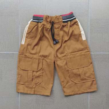 ACS Celana Pendek Katun Twill Anak Cowok Laki-Laki Rango 1-8 Tahun CPD SIZE 26 CARGO COKLAT