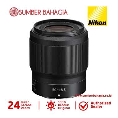 Sumber Bahagia - Nikon NIKKOR Z 50mm f/1.8 S Lensa Kamera 01 Black