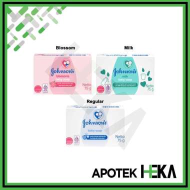 Johnsons Baby Soap 75 g - Sabun Batang Bayi Milk