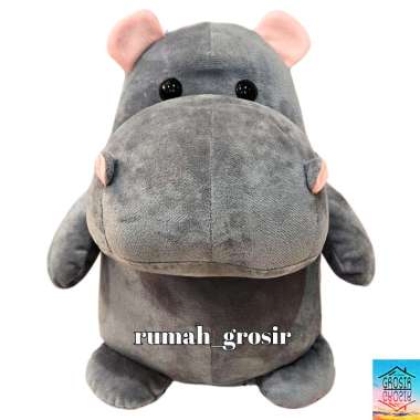 Boneka Kuda Nil Hippopotamus Hippo Mainan Binatang Hewan Mewah BONEKA KUDANIL