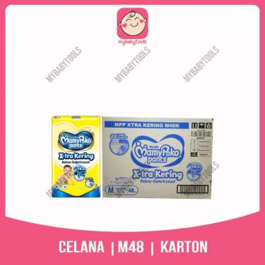 MAMYPOKO PANTS XTRA KERING S56 M48 L42 XL38 XXL34 XXXL32 STANDAR CELANA - KARTON = M48-KTN
