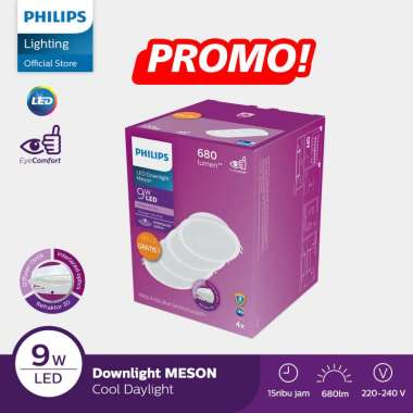 Philips Downlight Multipack - 59449 MESON G5 105 9W 6500K Putih