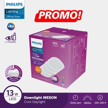 Philips Downlight Multipack - 59464 MESON G5 125 13W 6500K Putih