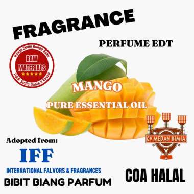 100% Murni 1 liter Bibit Biang Parfum Aroma Buah Mangga Bibit Parfum Mango Premium by IFF